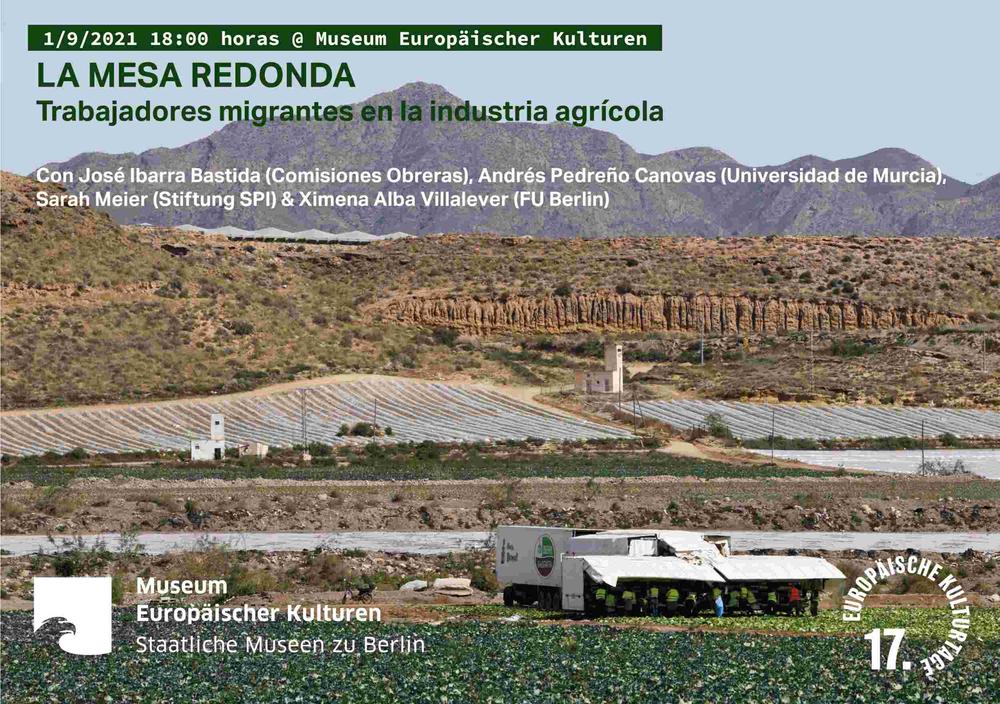 Invitation to "La Mesa Redonda" at Museum Europäischer Kulturen on September 1, 2021