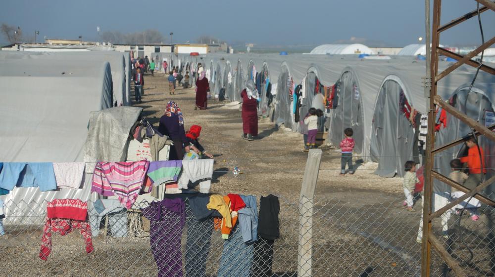 A refugee camp in Turkey